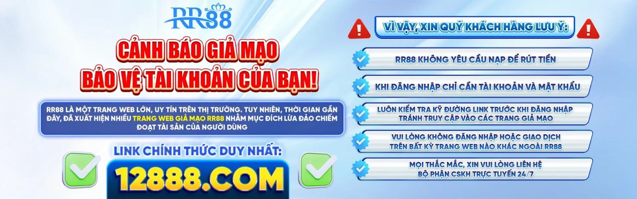 rr88 cảnh báo banner